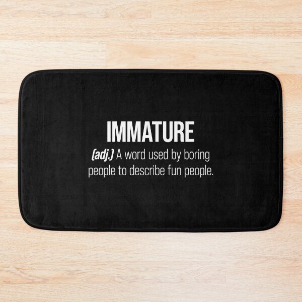Item preview, Immature designed and sold by wordist.