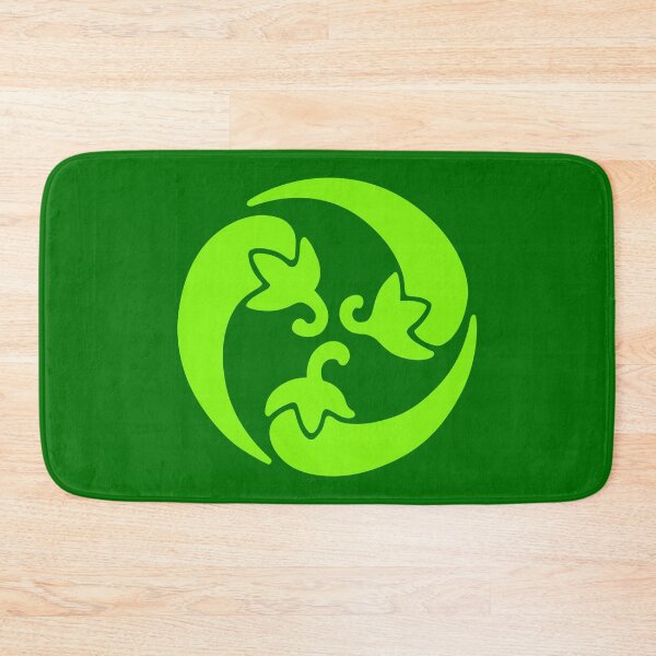 Item preview, Green Chile Hatch Jalapeno Pepper Japanese Swirl Crest designed and sold by cyberlight.