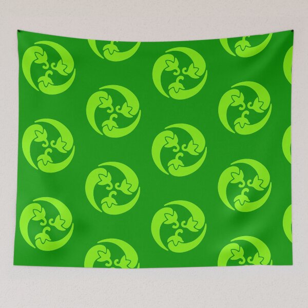 Item preview, Green Chile Hatch Jalapeno Pepper Japanese Swirl Crest designed and sold by cyberlight.
