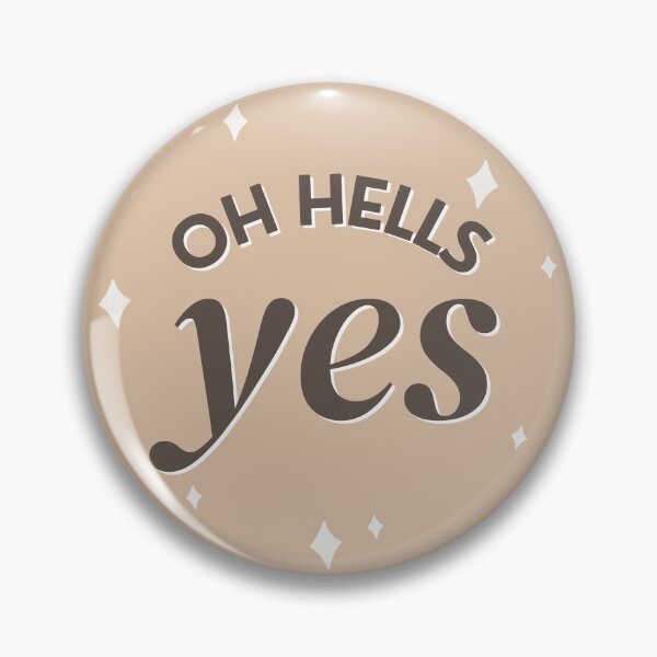 Item preview, Oh Hells Yes Circle designed and sold by KGoPrintables.