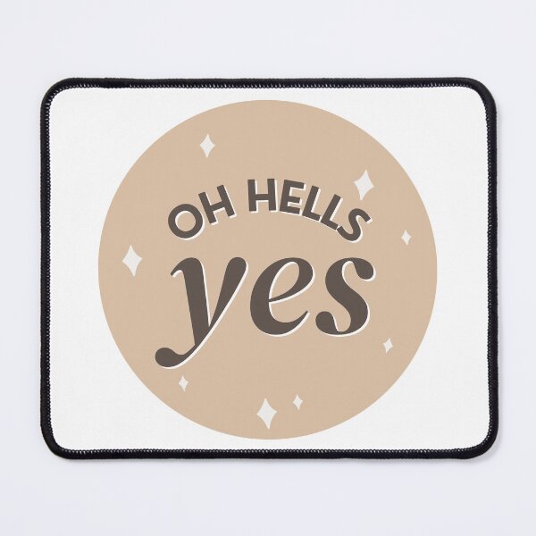 Item preview, Oh Hells Yes Circle designed and sold by KGoPrintables.