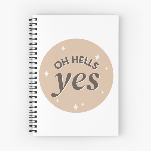 Item preview, Oh Hells Yes Circle designed and sold by KGoPrintables.
