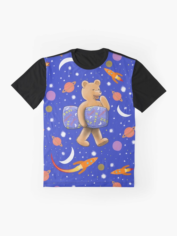 Alternate view of Sweet dreams sleepy bear Graphic T-Shirt