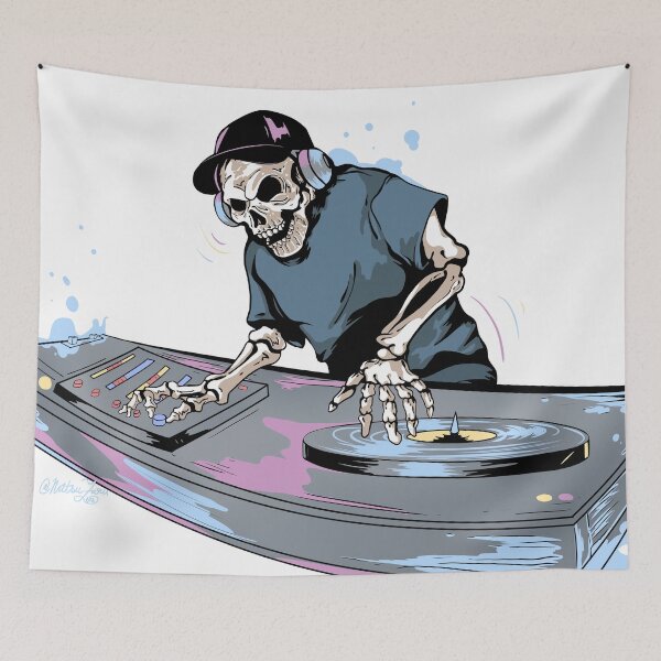 Item preview, Skeleton DJ designed and sold by ayunyan808.