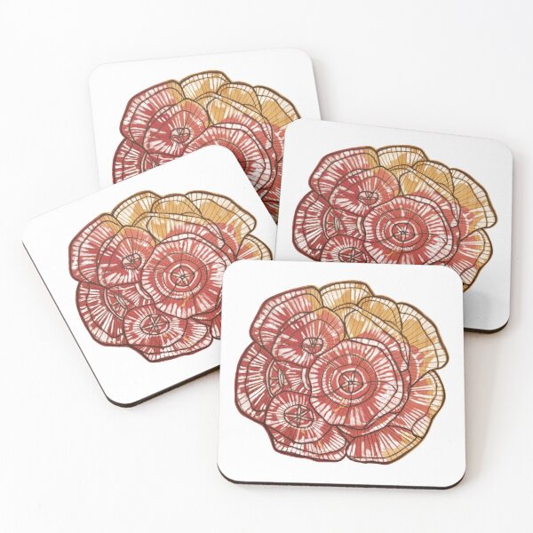 Item preview, Starflower in Red  designed and sold by Kerri Root.
