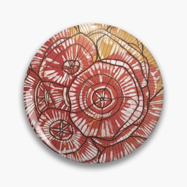 Item preview, Starflower in Red  designed and sold by Kerri Root.