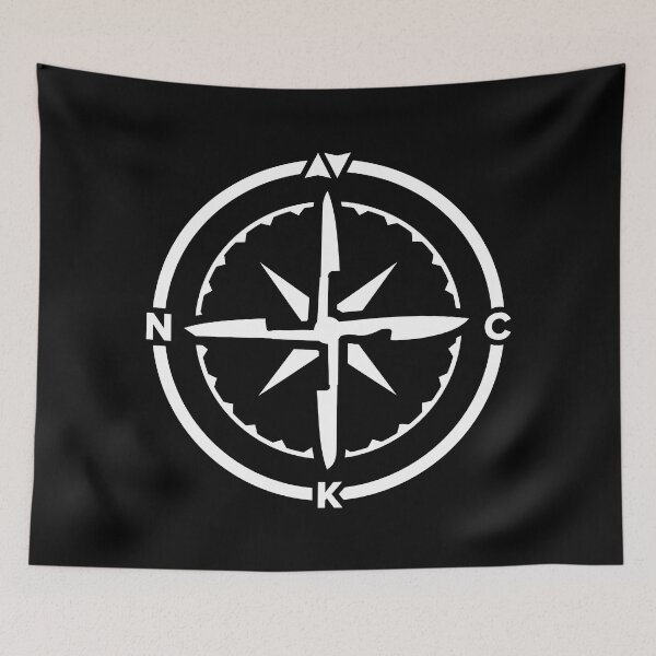 Item preview, Compass (White) |  designed and sold by PixelsandPulp.