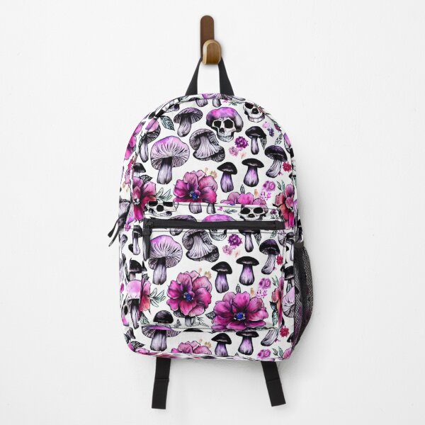 Item preview, Goth Glam Floral With Mushrooms Pattern designed and sold by Linette Gerlach.