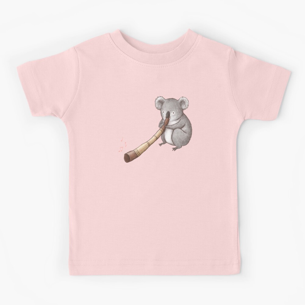 Koala jugando al Didgeridoo Camiseta para niños