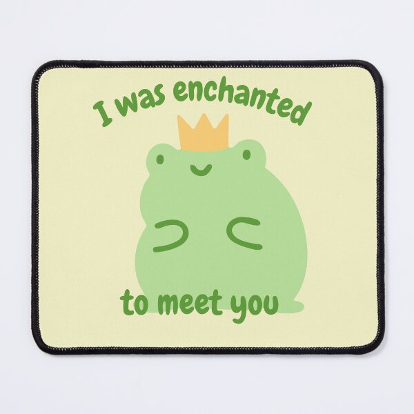 Item preview, I was enchanted to meet you and I’m a frog Taylor Swift  designed and sold by bearjordan.