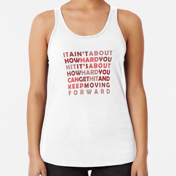 Keep Moving Forward Racerback Tank Top