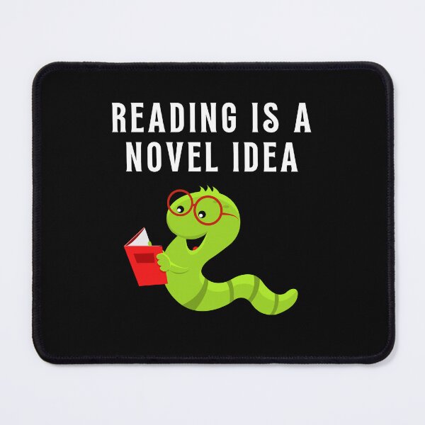 Item preview, Reading is a novel idea designed and sold by MudPuppet.