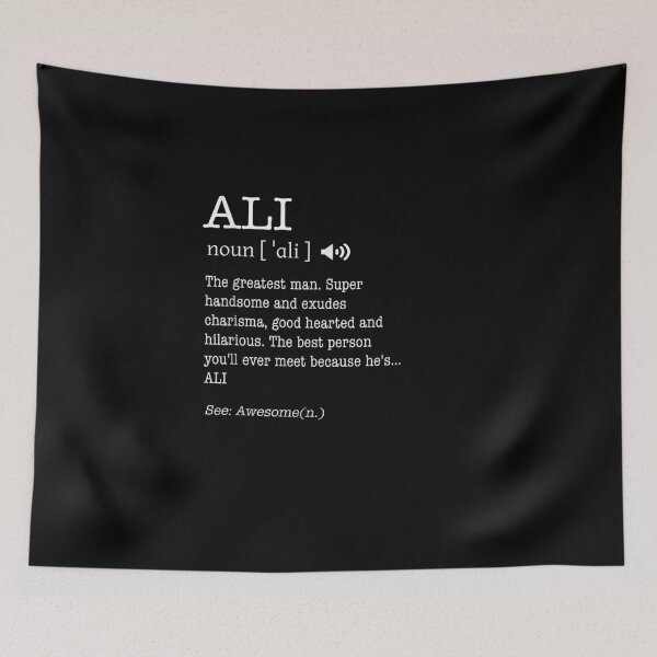 Item preview, The Name Is Ali Funny Gift Adult Definition Men'S  designed and sold by dinetinxsl.