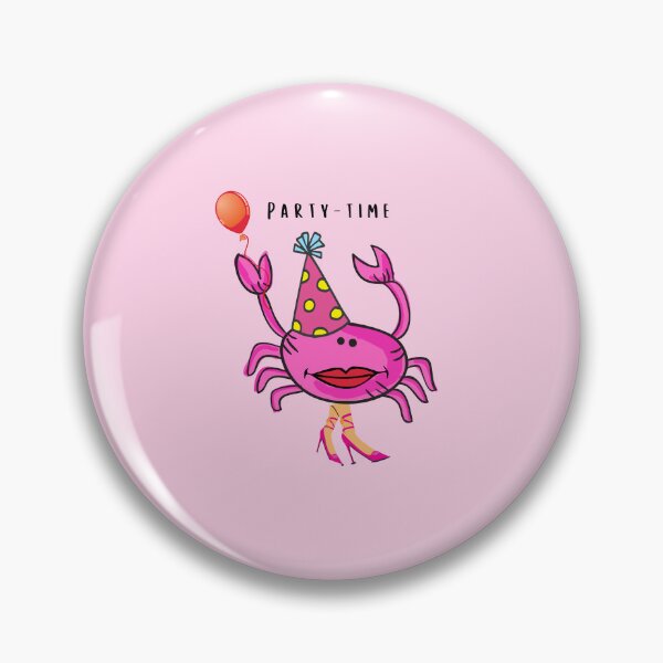 Item preview, PARTY-TIME #9 PALE PINK FUCHSIA BACKGROUND PINK PARTY HAT PINK SHOES designed and sold by EllieMonroe.