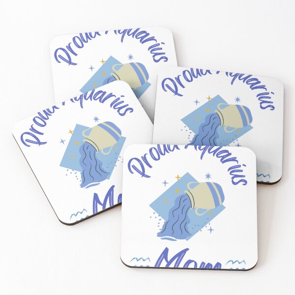 Item preview, Proud Aquarius Mom Zodiac Astrology Cute  designed and sold by SortaPrettyOk.