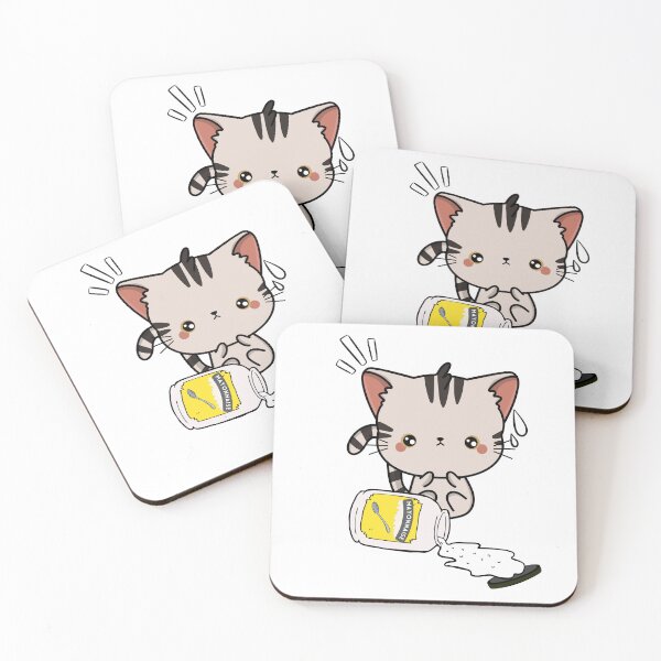 Item preview, Cute Tabby Cat Spilled Mayonnaise designed and sold by Pet Station.