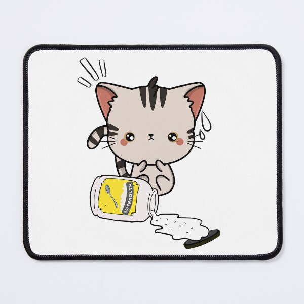 Item preview, Cute Tabby Cat Spilled Mayonnaise designed and sold by Pet Station.