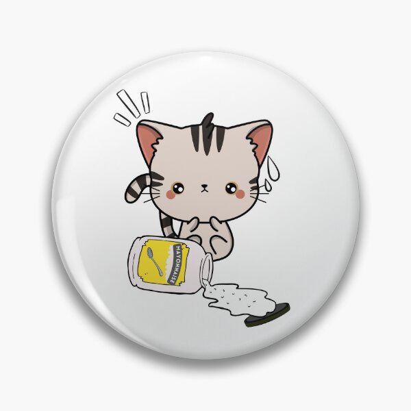 Item preview, Cute Tabby Cat Spilled Mayonnaise designed and sold by Pet Station.