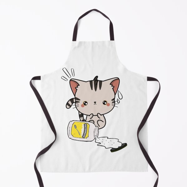 Item preview, Cute Tabby Cat Spilled Mayonnaise designed and sold by Pet Station.