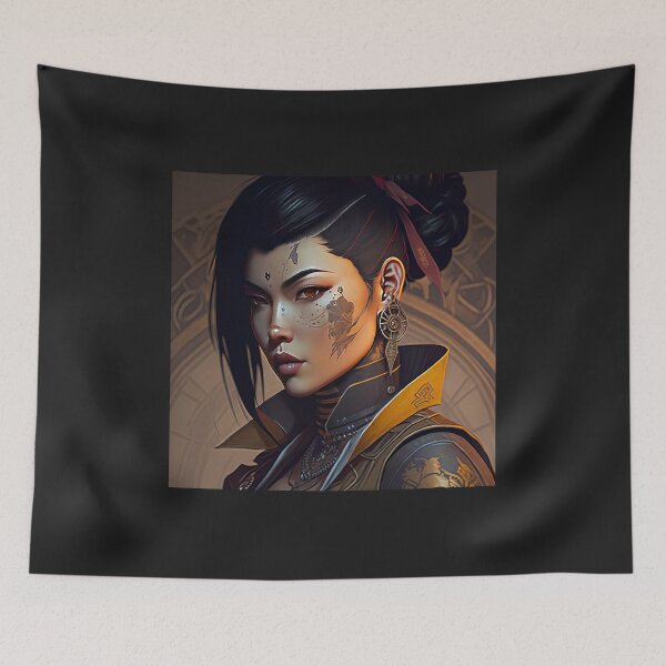 Item preview, Japanese Female Yakuza Poster Print designed and sold by 3 CITIES.