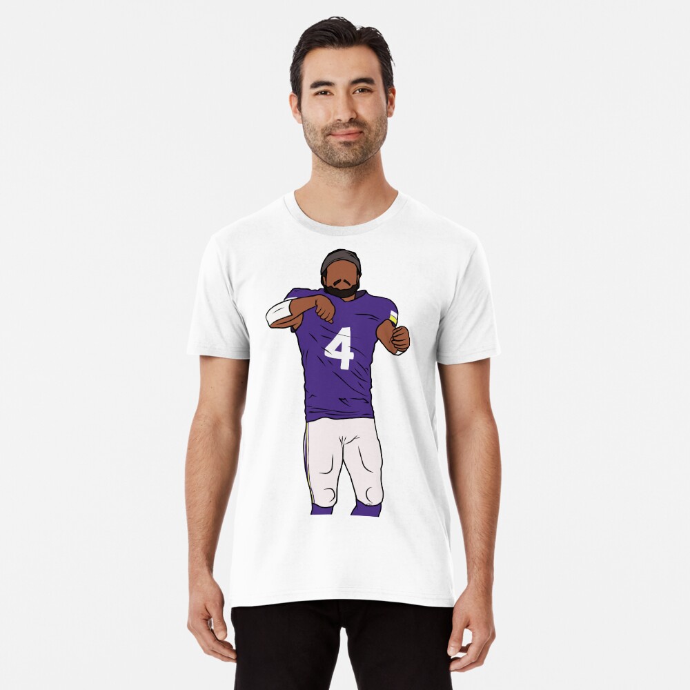 Dalvin Cook Football Paper Poster Vikings T-Shirt - Listentee