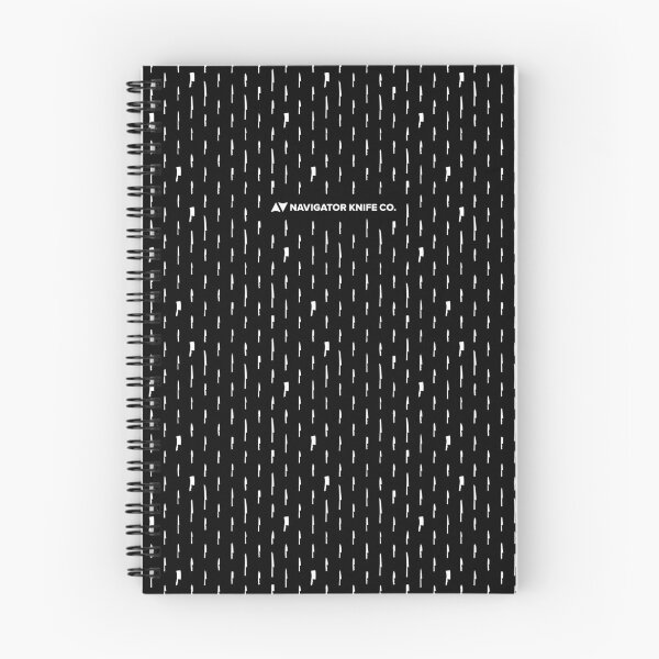 Item preview, Knife Pattern with NKC Logo (White) | designed and sold by PixelsandPulp.