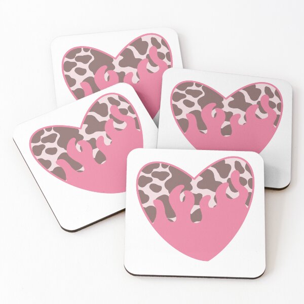Item preview, Brown Cow Heart Flame designed and sold by CoraBr.