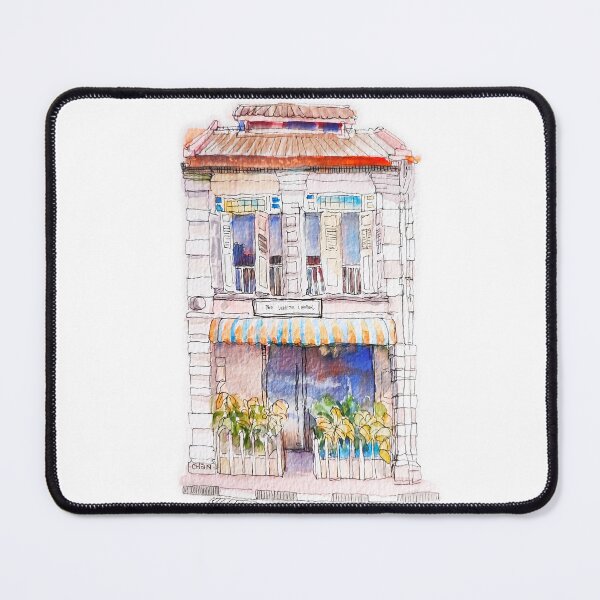 Item preview, Shophouse, Singapore original pen and wash designed and sold by Almondtree.