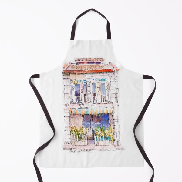 Item preview, Shophouse, Singapore original pen and wash designed and sold by Almondtree.