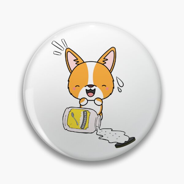 Item preview, Cute Corgi Spilled Mayonnaise designed and sold by Pet Station.