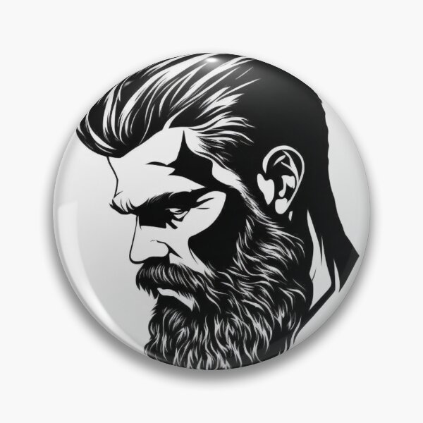 Item preview, Man with beard, neat biker designed and sold by Paradigme.