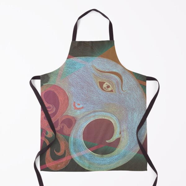 Item preview, Blue Elephant Lord Ganesha Hindu God designed and sold by Sheeshai23.