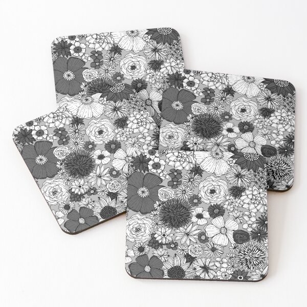 Item preview, Inked Floral designed and sold by robyriker.