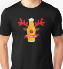 Camiseta unisex Reinbeer Christmas Pun Costume Wordplay Gift