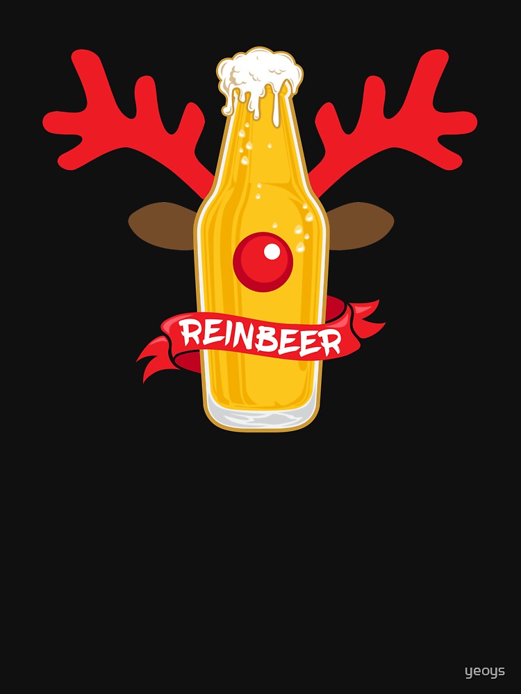 Reinbeer Christmas Pun Costume Wordplay Gift von yeoys