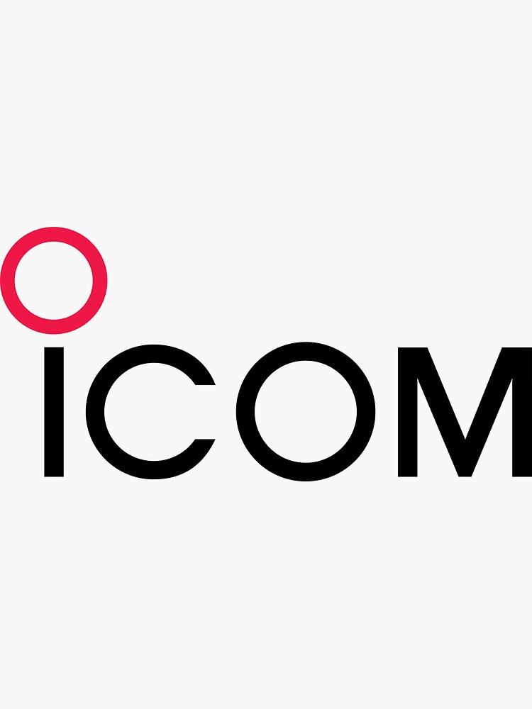 "Icom Logo Merchandise" Sticker for Sale by Icom-Australia | Redbubble