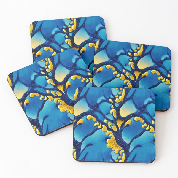 Item preview, Explosive colors meet fractal shapes - abstract tree painting (3/4) designed and sold by sabantha.