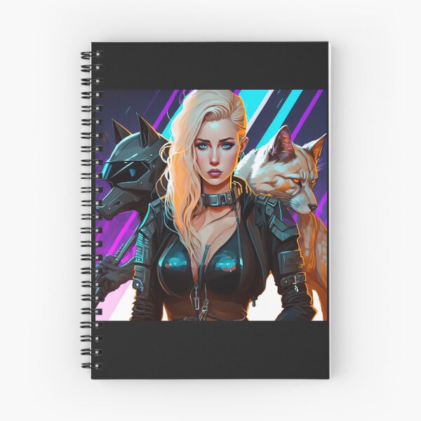Item preview, Female Cyberpunk Assassin Poster Print - Alexa designed and sold by 3 CITIES.
