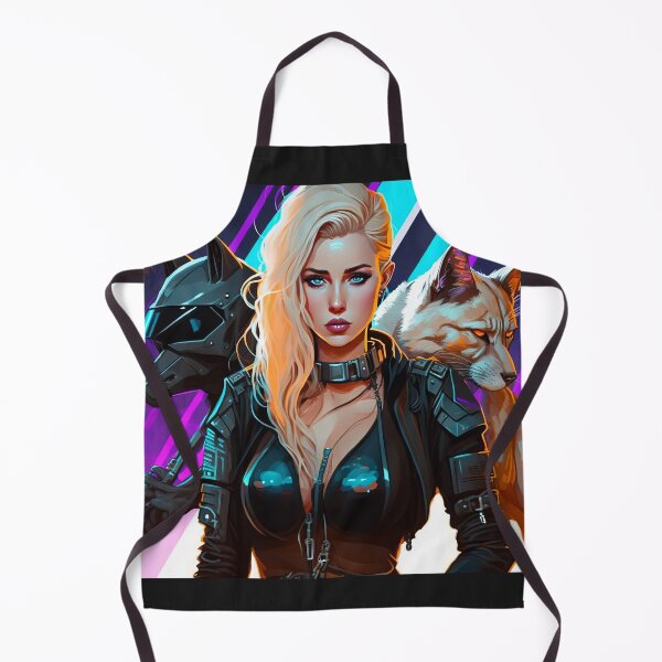 Item preview, Female Cyberpunk Assassin Poster Print - Alexa designed and sold by 3 CITIES.