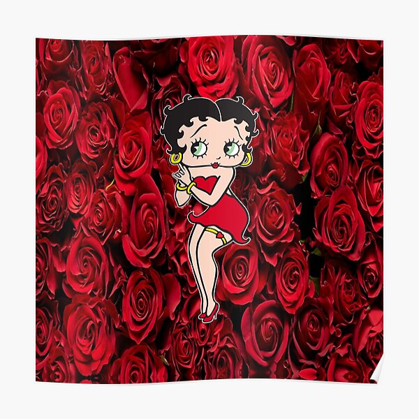 Betty Boop 2023 Betty Boop Betty Boop Sassy Betty Boop 2024 Cute   Poster,504x498,f8f8f8 Pad,600x600,f8f8f8.u3 