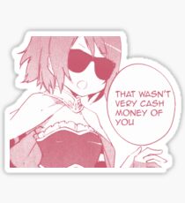 That wasn't very cash money of you (Pink) Sticker