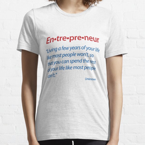 Entrepreneur Definition Essential T-Shirt