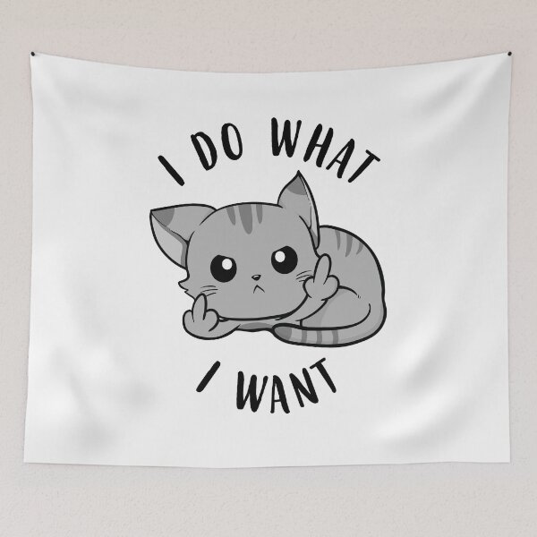 Item preview, I Do What I Want Sassy Cat designed and sold by KsuAnn.