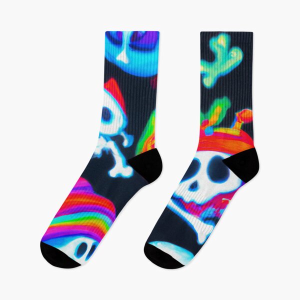 Artikelvorschau, Neon skulls in space entworfen und verkauft von Bakesales.
