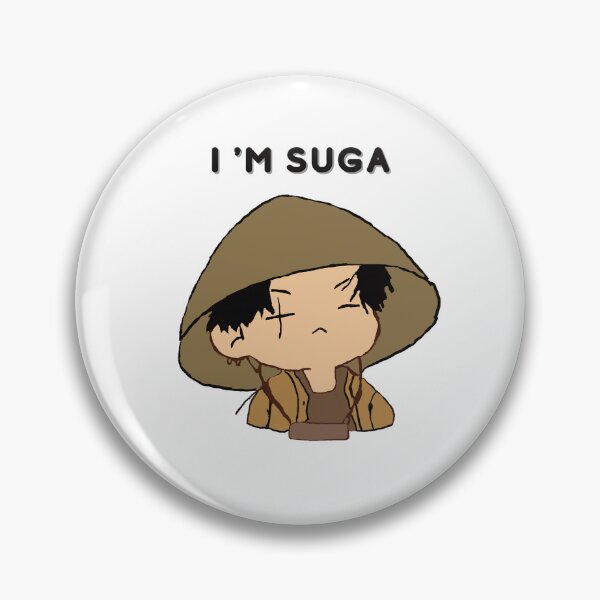 Item preview, Ultimate Korean Hip-hop | Ultimate BTS Army Designs | I'm Suga Cartoon Design designed and sold by Ainbowz-Artwork.