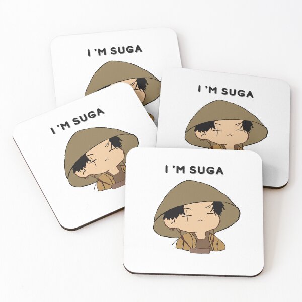 Item preview, Ultimate Korean Hip-hop | Ultimate BTS Army Designs | I'm Suga Cartoon Design designed and sold by Ainbowz-Artwork.