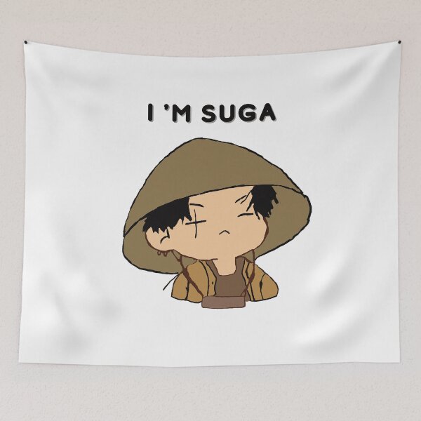 Item preview, Ultimate Korean Hip-hop | Ultimate BTS Army Designs | I'm Suga Cartoon Design designed and sold by Ainbowz-Artwork.