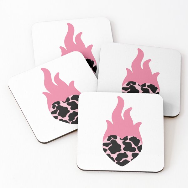 Item preview, Black Cow Flame Heart designed and sold by CoraBr.