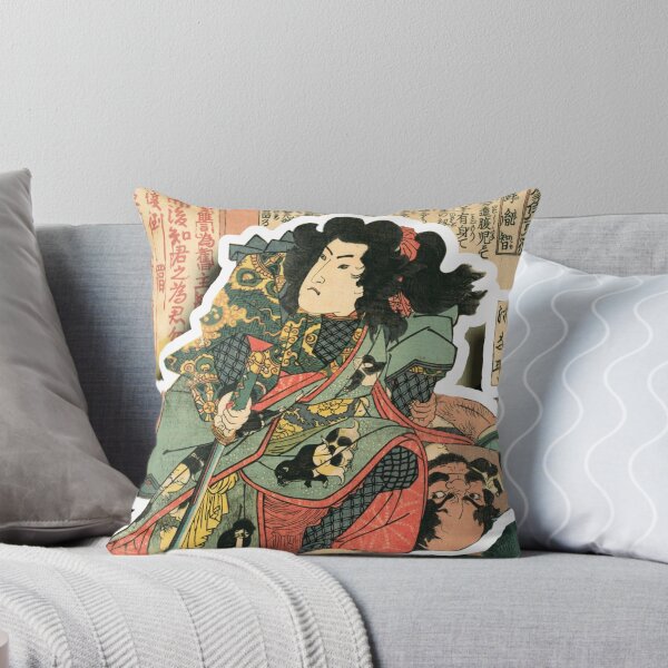 Item preview, Inuzaka Keno Tanetomo from Story of Eight Dogs - The Hakkenden - Classic Japanese Art - Utagawa Kuniyoshi designed and sold by jade-cooper-art.