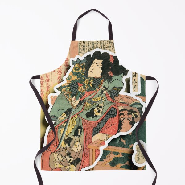 Item preview, Inuzaka Keno Tanetomo from Story of Eight Dogs - The Hakkenden - Classic Japanese Art - Utagawa Kuniyoshi designed and sold by jade-cooper-art.